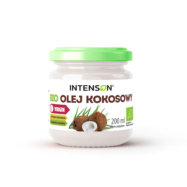 BIO olej kokosowy VIRGIN 200ml - Intenson.pl